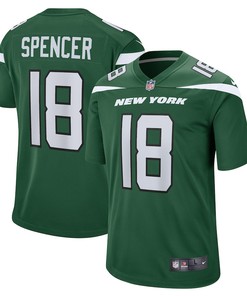 Diontae Spencer New York Jets Game Player Jersey - Gotham Green