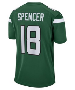Diontae Spencer New York Jets Game Player Jersey - Gotham Green