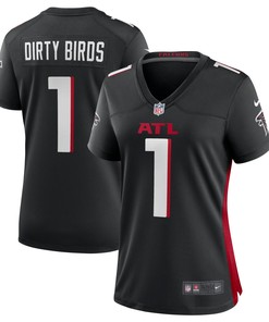 Dirty Birds Atlanta Falcons Womens Game Jersey - Black Nfl