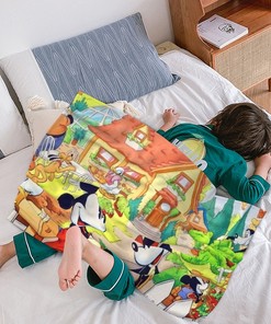 Disney Mickey Mouse Custom Name Blanket Baby Girl Boy Blanket Personalized Blanket Gifts