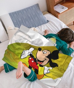 Disney Mickey Mouse Custom Name Blanket Baby Girl Boy Blanket Personalized Blanket Gifts
