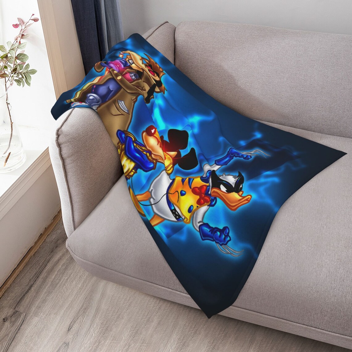 Disney Mickey Mouse Custom Name Blanket Baby Girl Boy Blankets Personalized Blanket Gifts