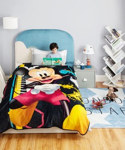 Disney Mickey Mouse Fleece Sherpa Blanket