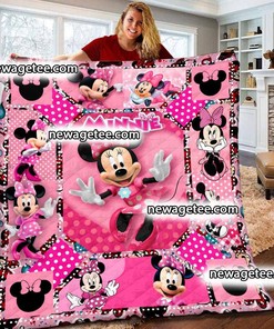 Disney Minnie Mouse Fleece Sherpa Blanket