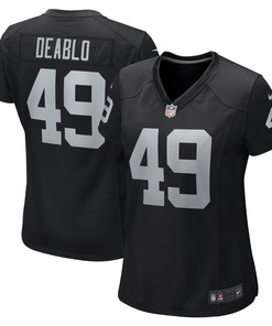 Divine Deablo Las Vegas Raiders Womens Game Jersey - Black Nfl