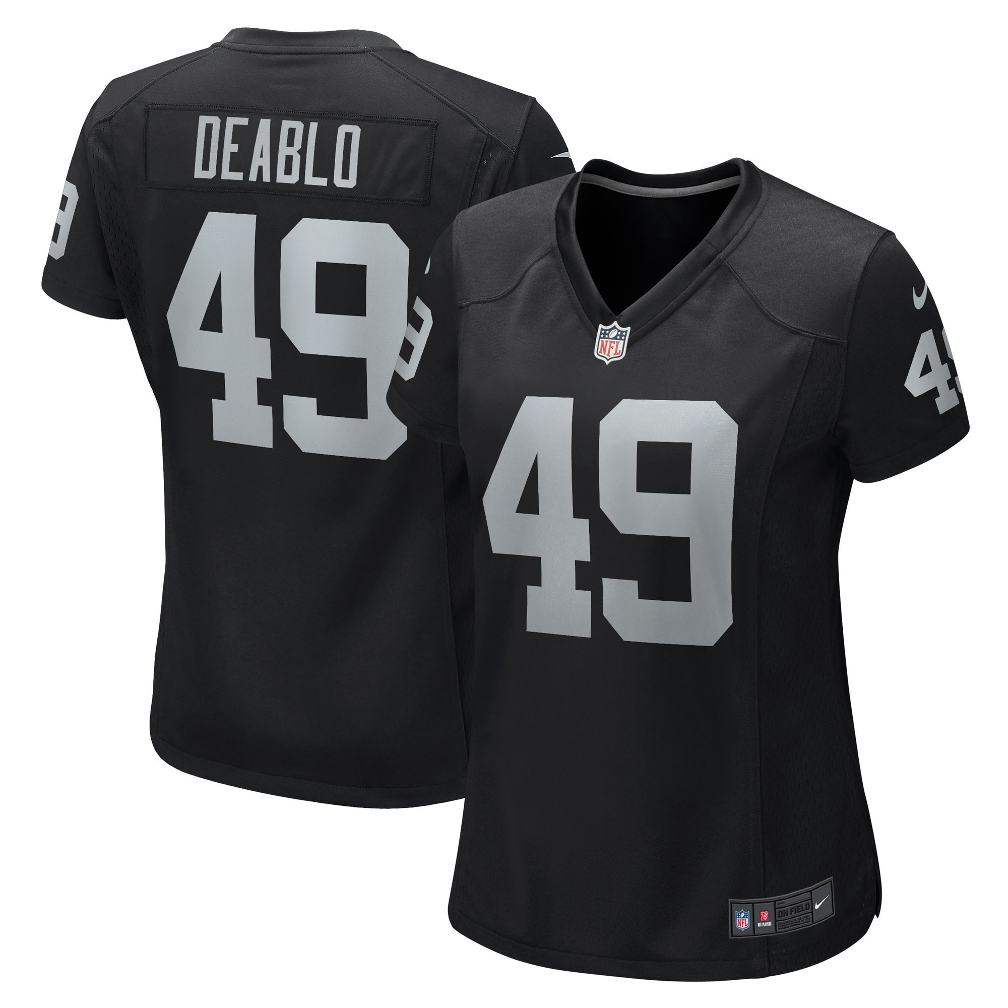 Divine Deablo Las Vegas Raiders Womens Game Jersey - Black Nfl