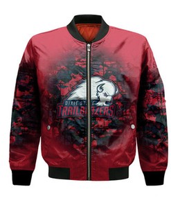 Dixie State Trailblazers Bomber Jacket Camouflage Vintage  - NCAA