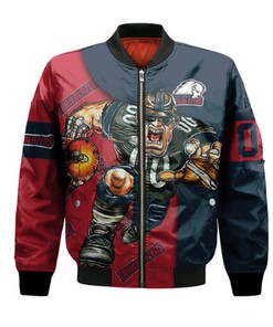 Dixie State Trailblazers Bomber Jacket Football Go On - NCAA