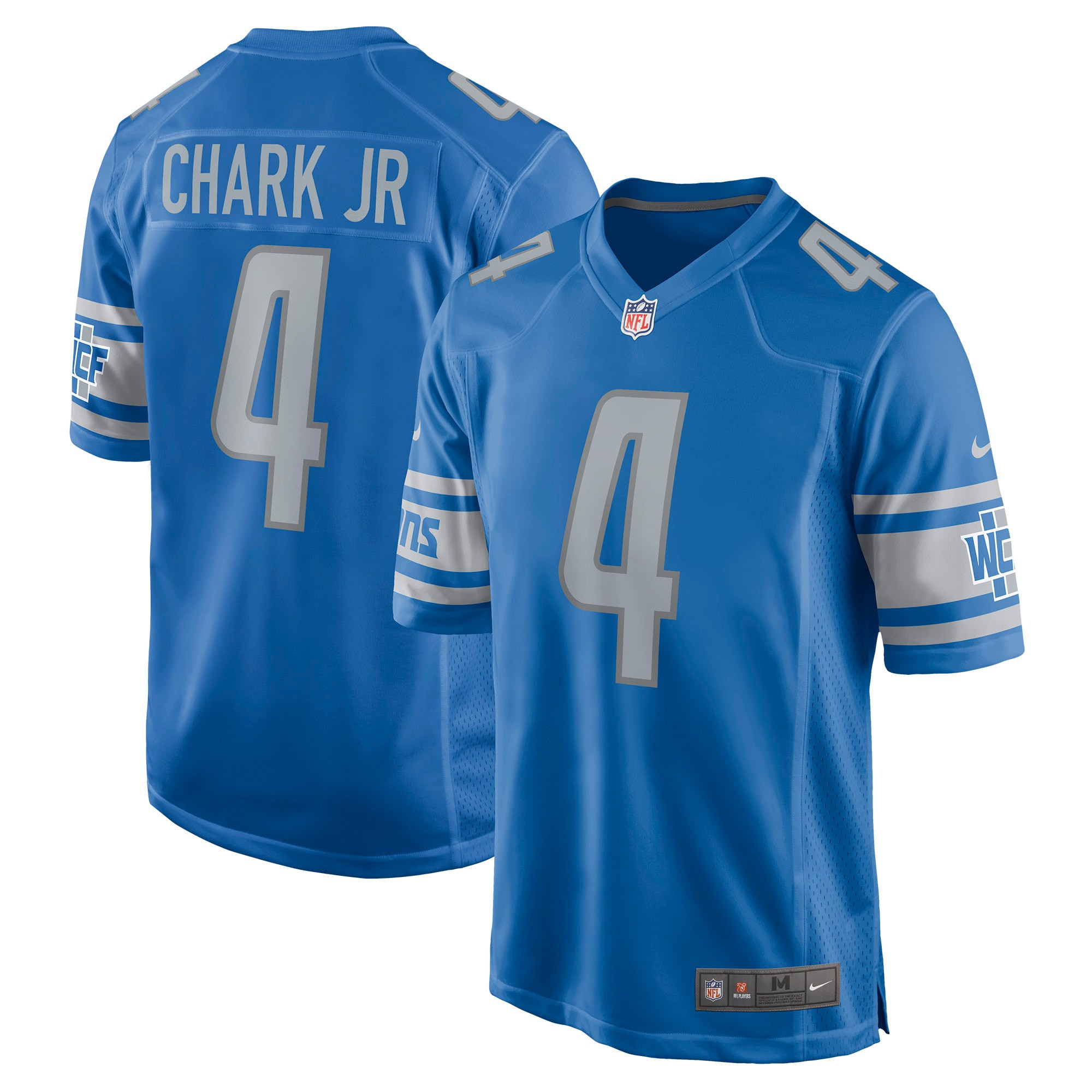 D.j. Chark Detroit Lions Game Jersey - Blue Nfl