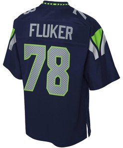 D.j. Fluker Seattle Seahawks Nfl Pro Line Player Jersey - College Navy