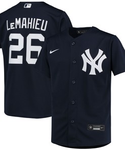Dj Lemahieu New York Yankees Alternate Replica Player Jersey - Navy Mlb