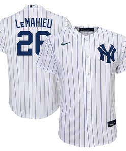 Dj Lemahieu New York Yankees Home Replica Player Jersey White Mlb