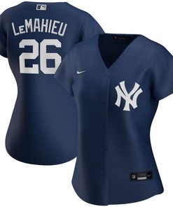 Dj Lemahieu New York Yankees Womens Alternate Replica Player Jersey - Navy Mlb