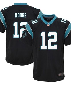 D.j. Moore Carolina Panthers Game Jersey - Black Nfl