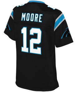 Dj Moore Carolina Panthers Nfl Pro Line Womens Team Color Player Jersey - Black