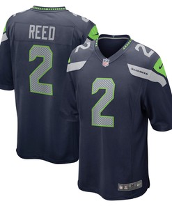 D.j. Reed Seattle Seahawks Player Game Jersey - College Navy Nfl