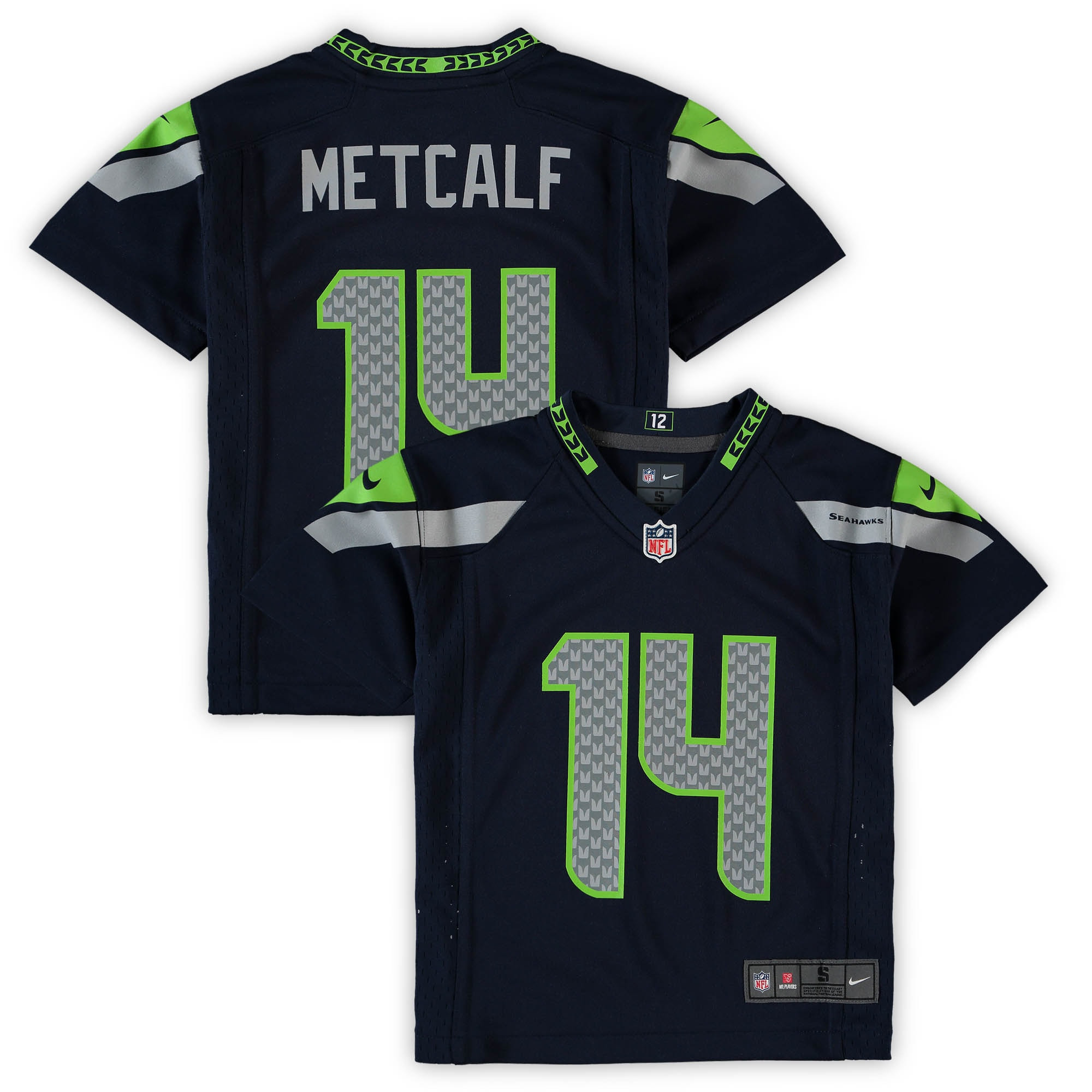Dk Metcalf Seattle Seahawks Preschool Game Jersey - College Navy Nfl