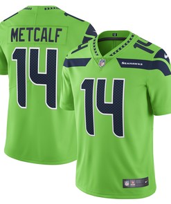 Dk Metcalf Seattle Seahawks Vapor Limited Player Jersey - Neon Green Nfl