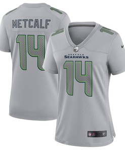 Dk Metcalf Seattle Seahawks Womens Atmosphere Fashion Game Jersey - Gray Nfl