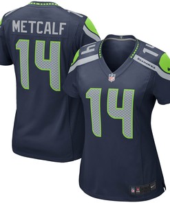 Dk Metcalf Seattle Seahawks Womens Game Player Jersey College Navy Nfl
