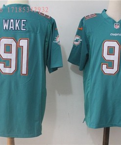 Dolphins Cameron Wake #91 2020 Nfl Blue Jersey