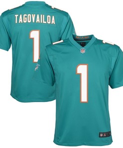 Dolphins Tua Tagovailoa Aqua 2020 Nfl Draft First Round Pick Game Jersey