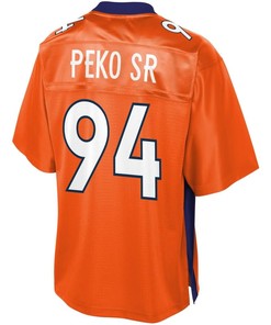 Domata Peko Denver Broncos Nfl Pro Line Team Color Player Jersey - Orange