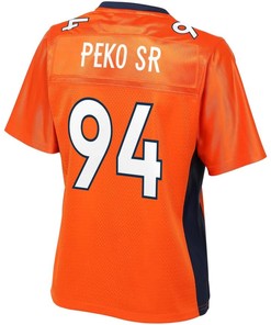 Domata Peko Denver Broncos Nfl Pro Line Womens Team Color Player Jersey - Orange