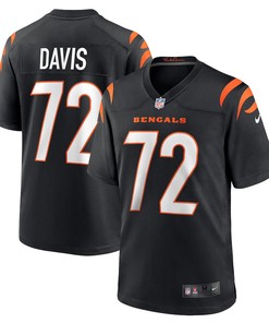 Domenique Davis Cincinnati Bengals Game Player Jersey - Black