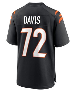 Domenique Davis Cincinnati Bengals Game Player Jersey - Black