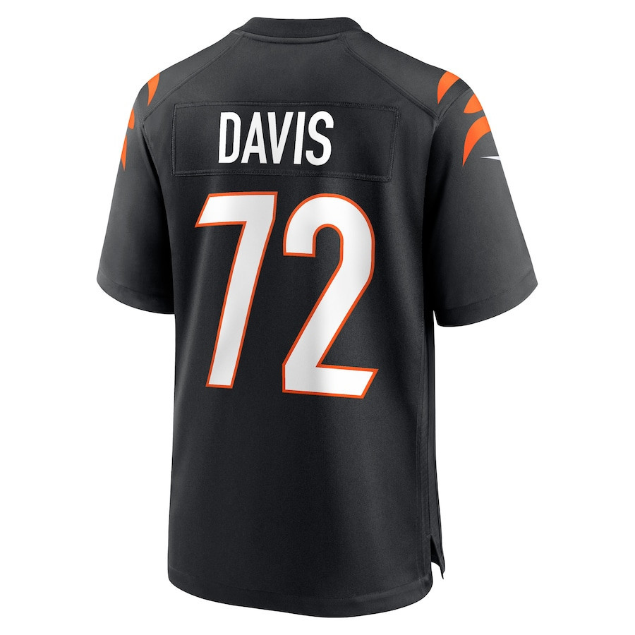 Domenique Davis Cincinnati Bengals Game Player Jersey - Black