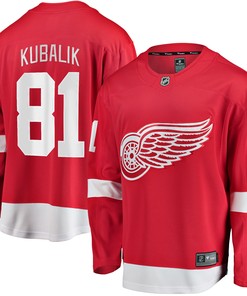 Dominik Kubalik Detroit Red Wings Fanatics Branded Home Breakaway Player Jersey - Red Nhl