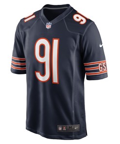 Dominique Robinson Chicago Bears Game Player Jersey - Navy