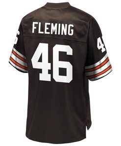 Don Fleming Cleveland Browns Nfl Pro Line Retired Player Jersey - Brown