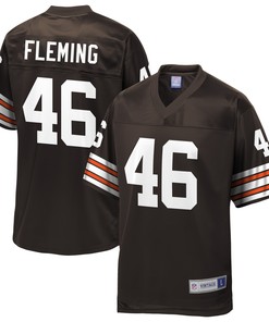 Don Fleming Cleveland Browns Nfl Pro Line Retired Player Jersey - Brown