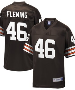 Don Fleming Cleveland Browns Nfl Pro Line Retired Player Jersey - Brown Nfl