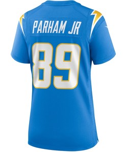 Donald Parham Jr. 89 Los Angeles Chargers Women's Game Jersey - Powder Blue