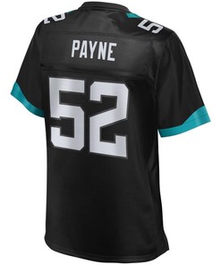 Donald Payne Jacksonville Jaguars Nfl Pro Line Womens Team Player Jersey - Black