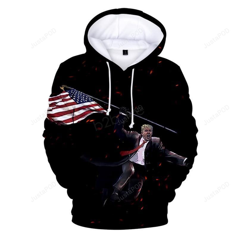 Donald Trump Usa President Funny Style 5 3D Hoodie Zip Hoodie