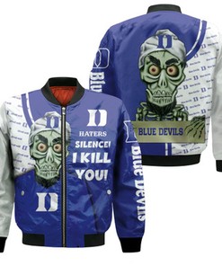 Done Duke Blue Devils Haters Silence The Dead Terrorist 3D T Shirt Hoodie Jersey Bomber Jacket