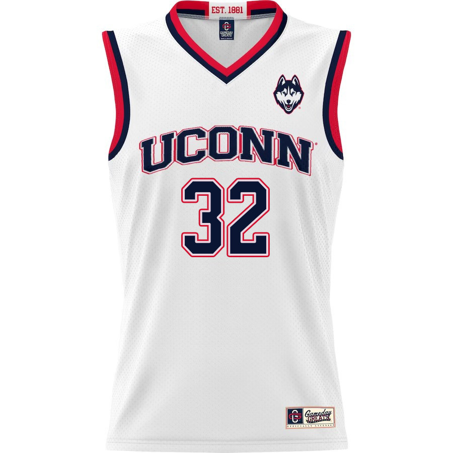 Donovan Clingan 32 UConn Huskies Basketball Men Jersey - White