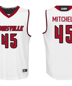 Donovan Mitchell 45 Louisville Cardinals College Basketball Men Jersey - White