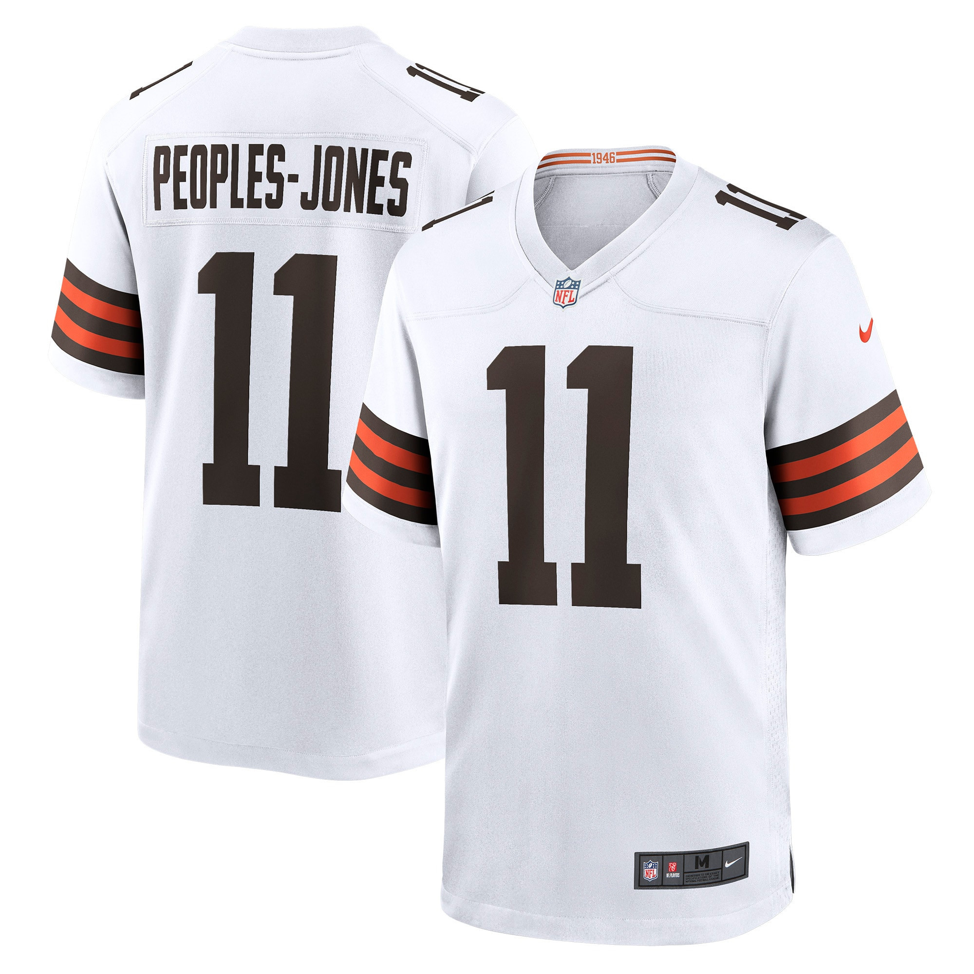 Donovan Peoples-jones Cleveland Browns Game Jersey - White Nfl