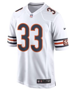 D’onta Foreman 33 Chicago Bears Men Game Jersey - White