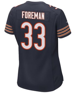D’onta Foreman 33 Chicago Bears Women Game Jersey - Navy
