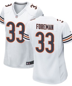 D’onta Foreman 33 Chicago Bears Women Game Jersey - White
