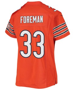 D’onta Foreman 33 Chicago Bears Youth Alternate Game Jersey - Orange