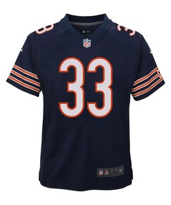 D’onta Foreman 33 Chicago Bears Youth Game Jersey - Navy