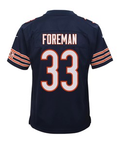 D’onta Foreman 33 Chicago Bears Youth Game Jersey - Navy
