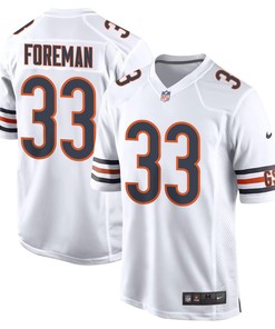 D’onta Foreman 33 Chicago Bears Youth Game Jersey - White